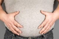 Ilustrasi Perut Buncit. 