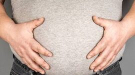 Ilustrasi Perut Buncit. 