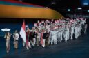 Kontingen Indonesia mengikuti Pawai Pembukaan SEA Games Thailand 2025.
