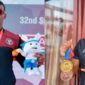 Atlet Jambi Subhi meraih emas di SEA Games 2025 Thailand lewat nomor mixed kayak double 200 meter. 
