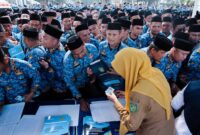 Ilustrasi Pegawai Pemerintah dengan Perjanjian Kerja (PPPK) Paruh Waktu. 