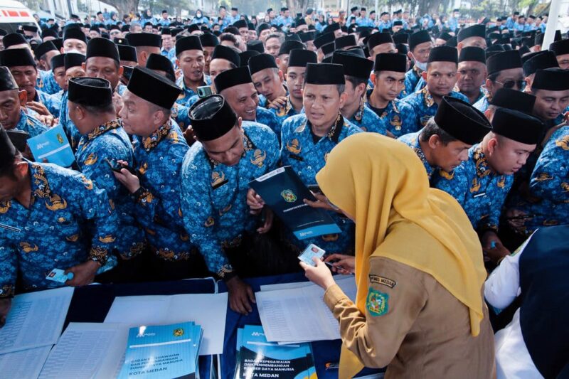 Ilustrasi Pegawai Pemerintah dengan Perjanjian Kerja (PPPK) Paruh Waktu. 