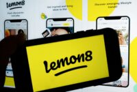 FILE - This photo shows the logo and application page for the social media site Lemon8, in New York, Wednesday, April 5, 2023. (AP Photo/Richard Drew, File)