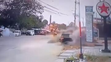 Detik-Detik Konvoi Wali Kota Filipina Dihantam RPG, Jalanan Berubah Medan Tempur