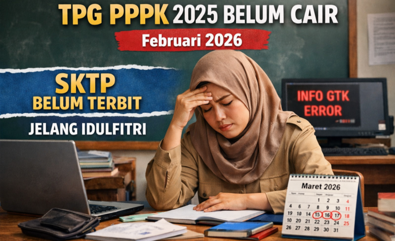 Ilustrasi, TPG PPPK Lulusan PPG 2025 Tak Kunjung Cair. 