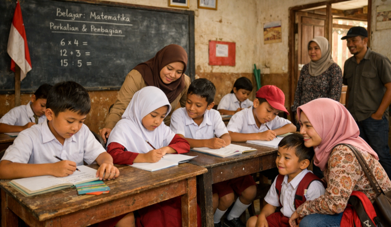 Ilustrasi Sekolah Rakyat. 