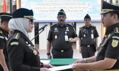 Rotasi Pejabat Kejati Jambi, Sugeng Hariadi Lantik Aspidum dan Kajari Batanghari