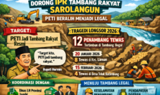 IPR Tambang Rakyat Didorong, Bupati Sarolangun Targetkan PETI Jadi Legal