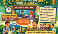 Pelayanan Disdukcapil Kerinci Tetap Buka Normal Selama Ramadan 1447 H