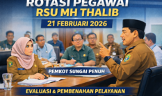 Rotasi Pegawai RSU MH Thalib Disiapkan, Pemkot Sungai Penuh Benahi Pelayanan