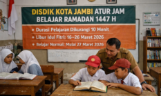 Disdik Kota Jambi Pangkas Jam Belajar Selama Ramadan 1447 H