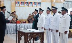 Bupati Hurmin Lantik Empat Kades PAW di Sarolangun, Tekankan Integritas dan Pelayanan