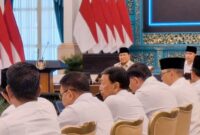 Presiden Prabowo Subianto memimpin Sidang Kabinet di Istana Negara, Jumat (13/3/2026).