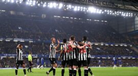 Newcastle United lawan Chelsea dalam pertandingan Liga Inggris 2025/26 di Stamford Bridge pada Sabtu (14/3/2026).