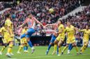 Atletico Madrid dalam pertandingan Liga Spanyol 2025/26 lawan Getafe di Stadion Riyadh Air Metropolitano pada Sabtu (14/3/2026)