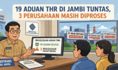 19 Aduan THR di Jambi Tuntas, Tiga Perusahaan Masih Diproses