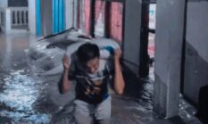 Sungai Batang Merao Meluap Usai Hujan Deras, Sejumlah Pemukiman Terendam Banjir