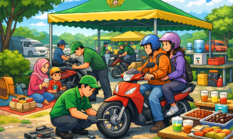 BAZNAS Jambi Siapkan 18 Posko Mudik Lebaran, Pemudik Bisa Servis Motor Gratis