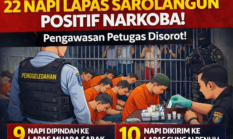 Puluhan Napi Lapas Sarolangun Positif Narkoba, Warga Soroti Pengawasan