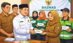 Baznas Muaro Jambi Salurkan Bantuan untuk 169 PPPK Paruh Waktu dan Petugas Kebersihan