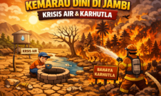 Kemarau Dini di Jambi Ancam Krisis Air dan Karhutla
