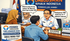 Ombudsman Jambi Buka Posko Pengaduan THR Lebaran 2026