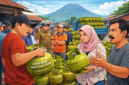 Ilustrasi LPG 3 Kg mahal dan langka di Kerinci dan Sungai Penuh. 