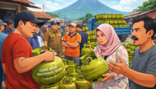 Ilustrasi LPG 3 Kg mahal dan langka di Kerinci dan Sungai Penuh. 