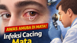 Ilustrasi, terkena Infeksi Cacing Mata