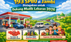193 SPBU di Jambi Disiagakan untuk Dukung Mudik Lebaran 2026