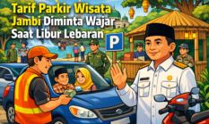 Tarif Parkir Wisata Jambi Diminta Wajar Saat Libur Lebaran
