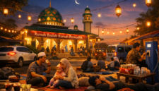 Ilustrasi Masjid Ramah Pemudik. 