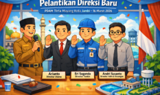 Direksi Baru PDAM Tirta Mayang Jambi Dilantik 16 Maret, Wali Kota Pastikan Transisi Tanpa Kekosongan