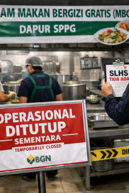 1.512 Dapur Program Makan Bergizi Gratis Dihentikan, Ini Penyebabnya