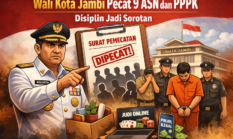 Wali Kota Jambi Pecat 9 ASN dan PPPK, Disiplin Jadi Sorotan