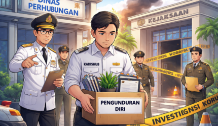 Ilustrasi Kadishub Mundur.