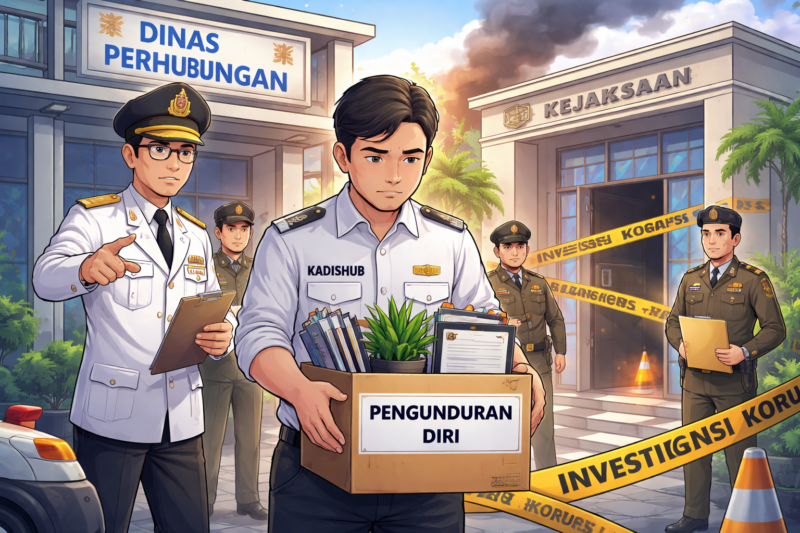 Ilustrasi Kadishub Mundur. 