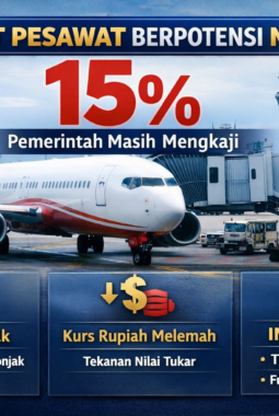 Tiket Pesawat Berpotensi Naik 15 Persen, Pemerintah Masih Mengkaji