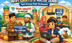Pemkot Jambi Pasang WiFi Gratis di Masjid, Strategi Dekatkan Remaja ke Ibadah