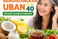 Ilustrasi menghilangkan uban