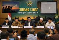 Ilustrasi sidang isbat