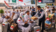 Ilustrasi jamaah umroh Indonesia di Arab Saudi. 