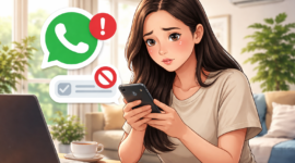 Ilustrasi Whatsapp di Blokir