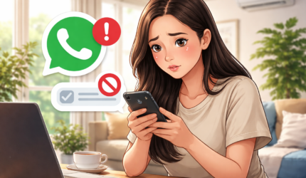 Ilustrasi Whatsapp di Blokir