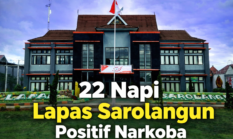 22 Napi Lapas Sarolangun Positif Narkoba, Dipindah ke Sejumlah Lapas di Jambi