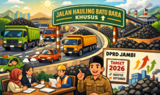 Dewan Perwakilan Rakyat Daerah Provinsi Jambi Kawal Jalan Hauling Batu Bara, Target Tuntas 2026