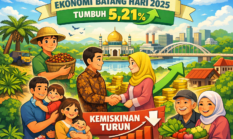 Ekonomi Batang Hari 2025 Tumbuh 5,21 Persen, Kemiskinan Turun