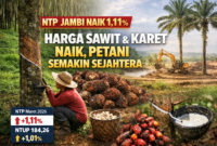 Ilustrasi NTP Jambi Naik 1,11 Persen. 
