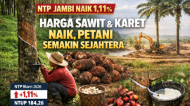 Ilustrasi NTP Jambi Naik 1,11 Persen. 