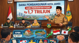 Ilustrasi Kota Jambi Raup Rp1,7 Triliun Dana Pusat untuk Pembangunan. 